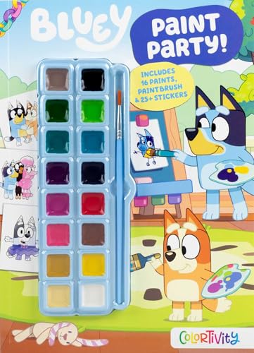 Bluey Colortivity: Paint Party! (Color & Activity with Paint)