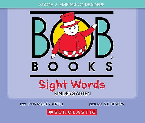 Bob Books - Sight Words Kindergarten Hardcover Bind-Up | Phonics, Ages 4 and up, Kindergarten (Stage 2: Emerging Reader)