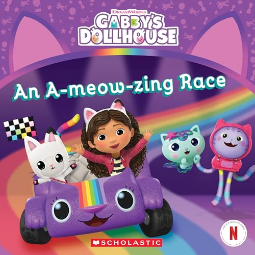 The A-meow-zing Race (Gabby's Dollhouse 8 x 8 #11) (Gabby's Dollhouse, 11)