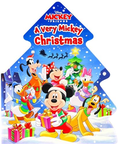 Disney Mickey & Friends: A Very Mickey Christmas (Shaped Board Books)