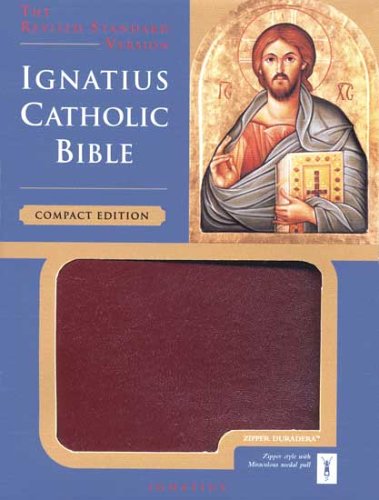 Ignatius Catholic Bible: Revised Standard Version, Burgundy, Zipper Duradera