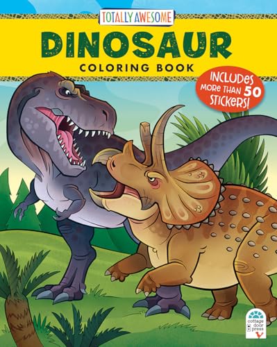 Dinosaur Coloring Book for Little Dino Lovers; Includes Perforated Pages and Bonus Sticker Sheet