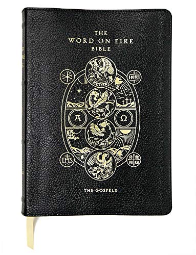 Word on Fire Bible: The Gospels Leather Bound