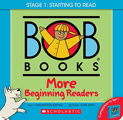 Bob Books - More Beginning Readers Box Set | Phonics, Ages 4 and up, Kindergarten (Stage 1: Starting to Read)