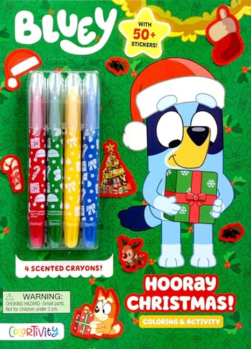 Bluey Colortivity: Hooray Christmas! (Color & Activity with Twistable Crayons)