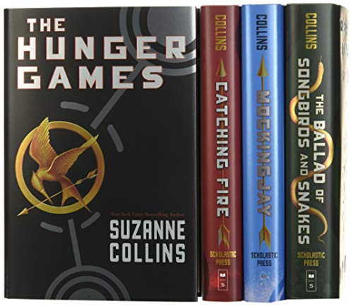 Hunger Games 4-book Hardcover Box Set (The Hunger Games, Catching Fire, Mockingjay, The Ballad of Songbirds and Snakes)