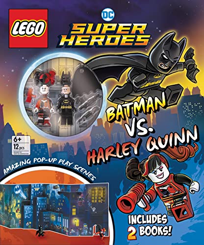 LEGO(R) DC Super Heroes(TM) Batman VS. Harley Quinn: Activity Book with Fun Activities, Pop-Up Play Scene, and 2 LEGO(R) Minifigures to Inspire Imagination and Creativity!
