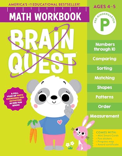 Brain Quest Math Workbook: Pre-Kindergarten (Brain Quest Math Workbooks)