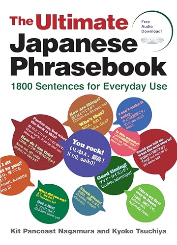 The Ultimate Japanese Phrasebook: 1800 Sentences for Everyday Use (free audio download)