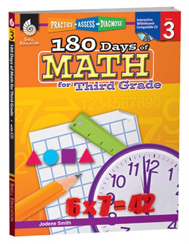 Shell Education 180 Days of Math for Third Grade