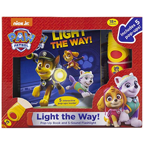 Nickelodeon PAW Patrol - Light the Way! A Little Flashlight Adventure Sound Book - PI Kids (Play-A-Sound)