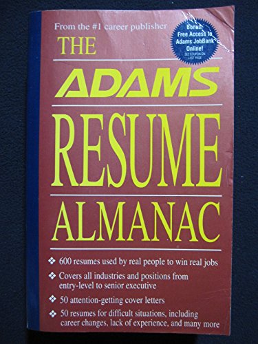 Adams Resume Almanac