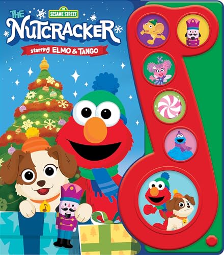 Sesame Street - The Nutcracker Starring Elmo & Tango Sound Book - Join Elmo for Tango’s First Christmas - PI Kids