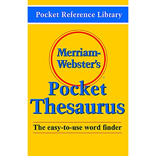Merriam-Webster's Pocket Thesaurus (Pocket Reference Library)