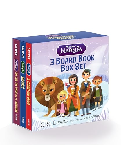 World of Narnia: 3 Board Book Box Set: Great for Holiday and Christmas Reading or Gifting (Chronicles of Narnia)