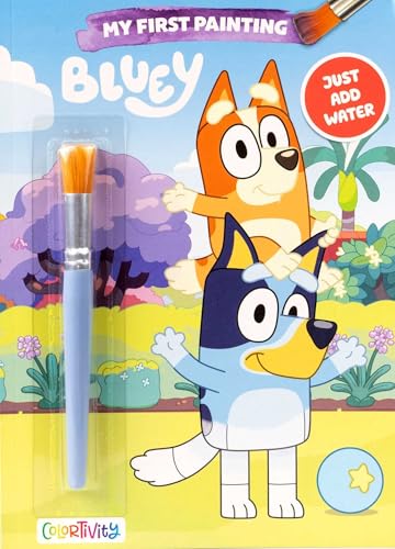 Bluey Colortivity: My First Painting (Color & Activity with Paint)