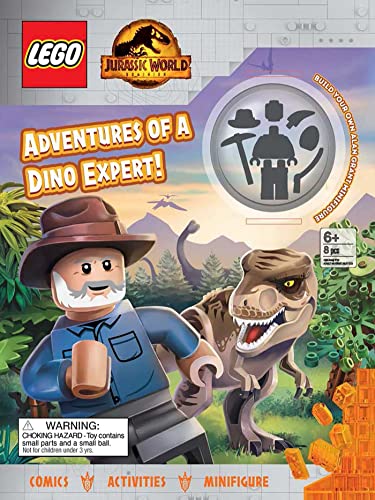 LEGO Jurassic World: Adventures of a Dino Expert! (Activity Book with Minifigure)