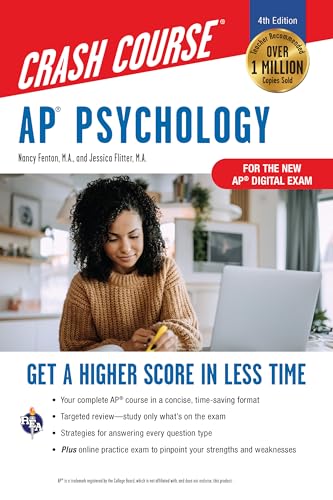 AP Psychology Crash Course, Book + Online: Get a Higher Score in Less Time (Advanced Placement (AP) Crash Course)