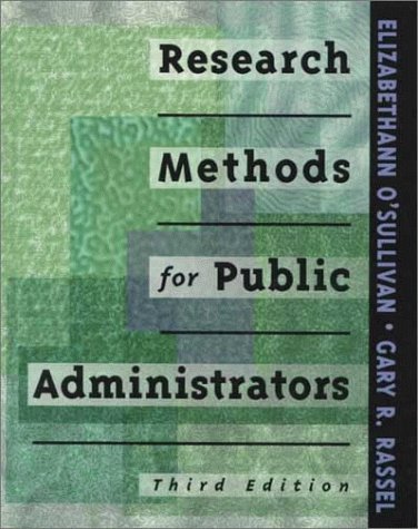 Research Methods for Public Administrators (3rd Edition)