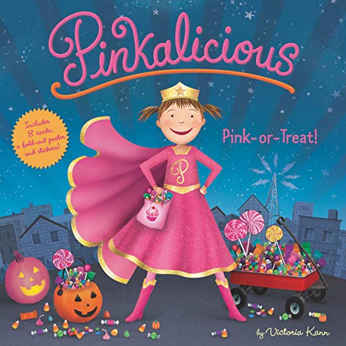 Pinkalicious: Pink or Treat!: Includes 8 Cards, a Fold-Out Poster, and Stickers!