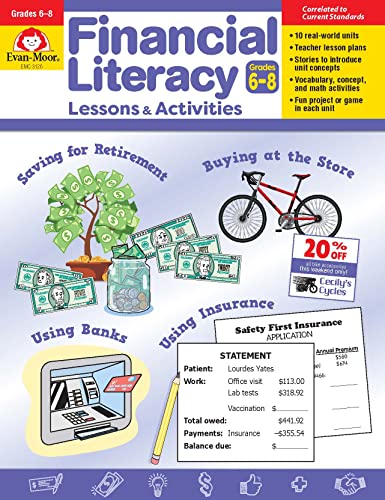 Financial Literacy Lessons and Activities, Grades 6-8 (Financial Literacy Lessons & Activities)