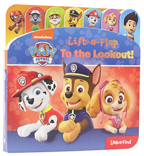 Nickelodeon PAW Patrol - Lift-a-Flap Look and Find Activity Board Book - PI Kids