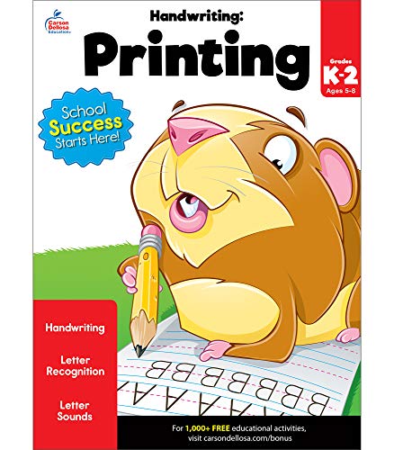 Handwriting: Printing Workbook (Brighter Child: Grades K-2)