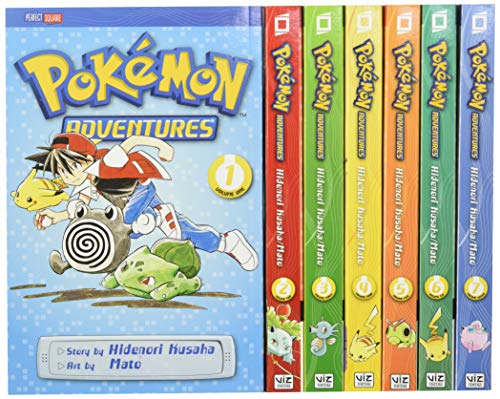 Pokémon Adventures (7 Volume Set - Reads R to L (Japanese Style) for all ages)
