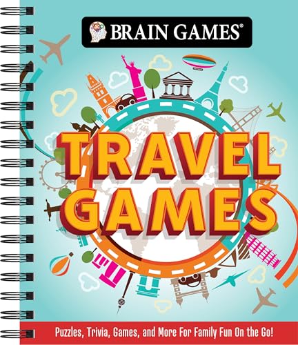 Brain Games - Travel Games: Puzzles, Trivia, Games, and More For Family Fun On the Go!