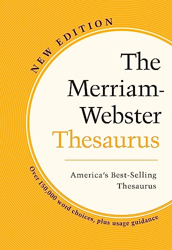 The Merriam-Webster Thesaurus | Trade Paperback, Newest Edition, 2023 Copyright