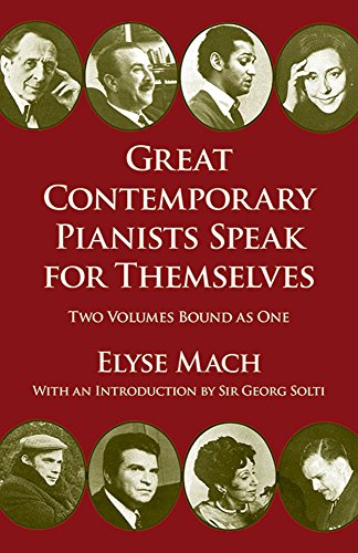 Great Contemporary Pianists Speak for Themselves (Dover Books on Music)