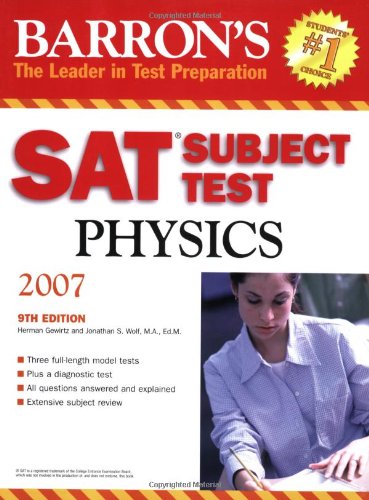 Barron's SAT Subject Test in Physics