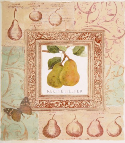 Deluxe Recipe Binder Framed Pear