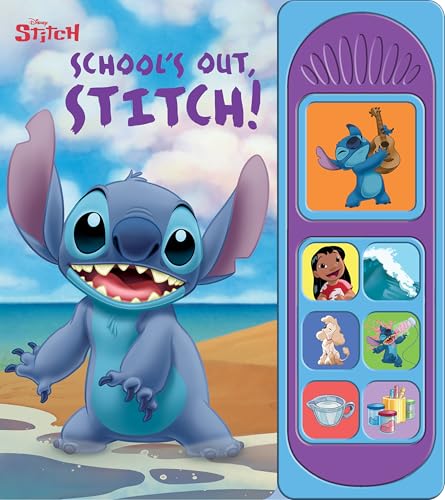Disney Stitch - School’s Out, Stitch! Sound Book - PI Kids