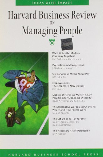 Harvard Business Review on Managing People (Harvard Business Review Paperback Series)