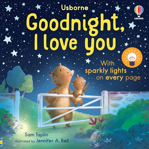 Goodnight, I Love You: A Luminous Bedtime Book with Real Lights on Each Page – A Perfect Baby Shower Gift Book (Twinkly Twinkly)
