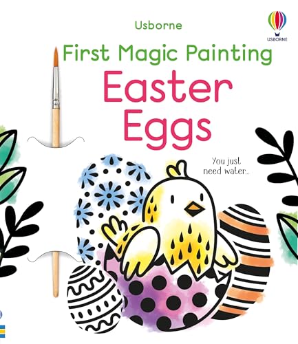 First Magic Painting Easter Eggs: A Fun Interactive Coloring Book for Toddlers with Waterproof Pages and Brush Control Practice