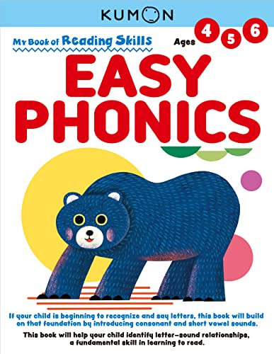 Kumon My Book of Reading Skills: Easy Phonics (Reading Skills), Ages 4-6, 96 pages (My Book of Reading Skills)