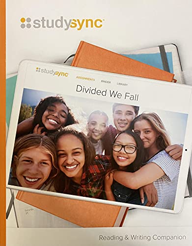 StudySync; Reading & Writing Companion, Divided We Fall, Grade 9, c. 2019, 9781944695910, 1944695915