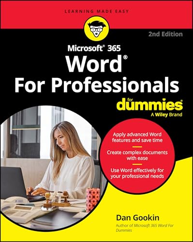 Microsoft 365 Word For Professionals For Dummies
