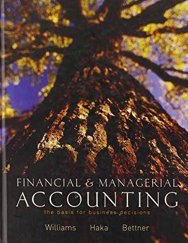 MP Financial and Managerial Accounting: The Basis for Business Decisions w/ My Mentor, Net Tutor, and OLC w/ PW