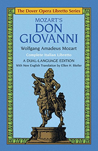 Don Giovanni (Dover Opera Libretto Series) (Italian and English Edition)
