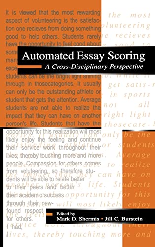 Automated Essay Scoring: A Cross-disciplinary Perspective