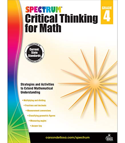 Spectrum Critical Thinking for Math, Grade 4