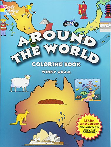 Around the World Coloring Book (Dover History Coloring Book)
