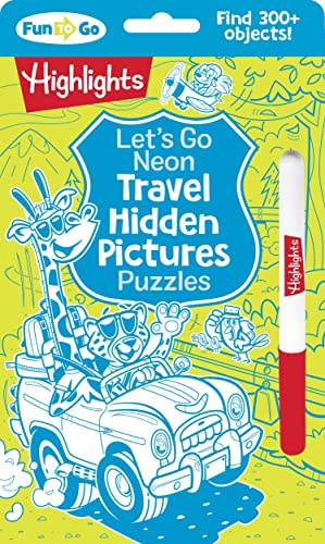 Let's Go Neon Travel Hidden Pictures Puzzles (Highlights Fun to Go)