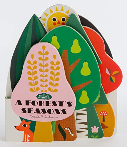 Bookscape Board Books: A Forest's Seasons: (Colorful Childrens Shaped Board Book, Forest Landscape Toddler Book)