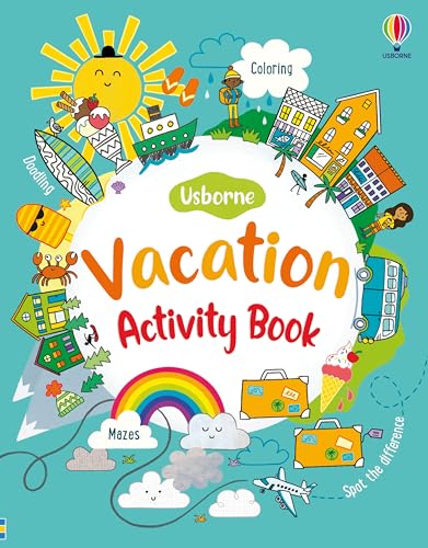 Vacation Activity Book: An Exciting Adventure Activity Book for Kids Full of Puzzles, Word Games, and Creative Challenges on Vacation