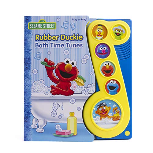 Sesame Street - Elmo & Friends Rubber Duckie Bath Time Tunes Sound Book - PI Kids