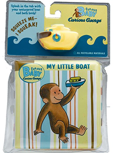 Curious Baby My Little Boat (Curious George Bath Book & Toy Boat) (Curious Baby Curious George)